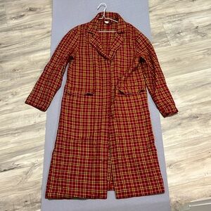 H&M Divided | Plaid Long Coat